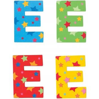 Bigjigs Toys hviezdičkové písmenko E