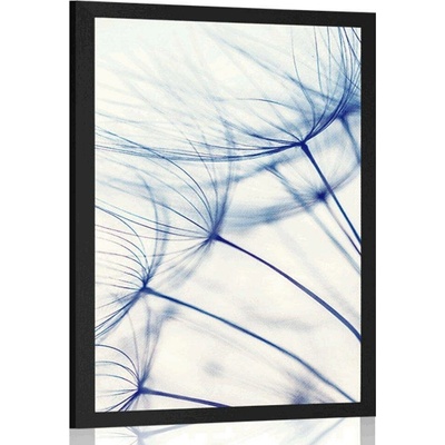 Plakát pampeliška v jedinečném provedení - 20x30 silver