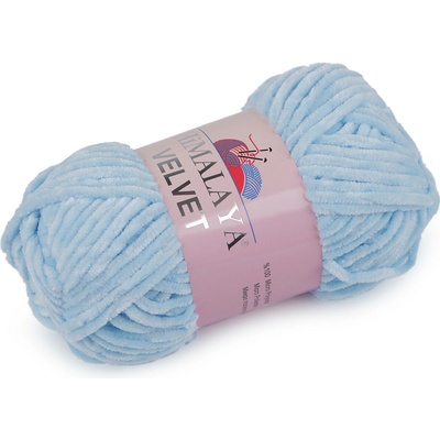 Stoklasa Pletací žinylková příze Velvet 100 g Balení: 1 ks, Varianta: 5 (90006) modrá světlá 5 (90006) modrá světlá