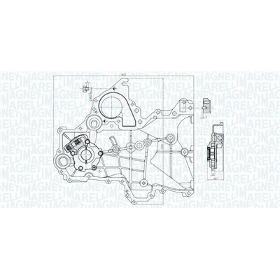 Olejové čerpadlo MAGNETI MARELLI 351516000155
