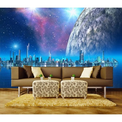 Dimex XL-154 vliesová fototapeta na zeď Futuristic City rozměry 330 x 220 cm