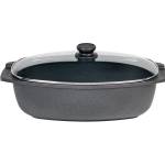 SKK Индукционна дълбока тава SKK със стъклен капак - 40 х 24 x h12.5 см (SKK 9551)