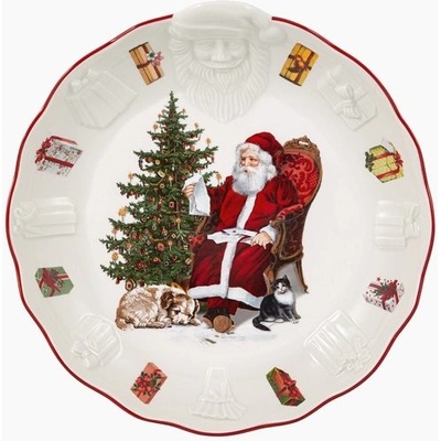 Villeroy & Boch Toy‘s Fantasy 2021 misa s reliéfom Santa Clausa 24x25 cm