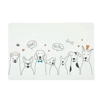 Podložka pro psy pod misku, pejsci L Zolux