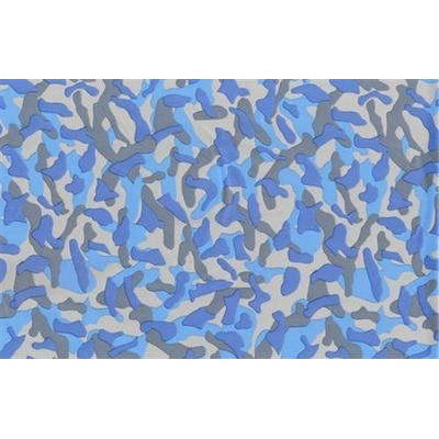 GEKKOFIX 12860 Samolepiace tapety maskáč modro-sivý, rozmer 45 cm x 15 m