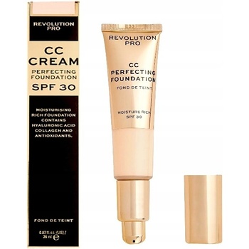 Revolution Multifunkční make-up pro suchou až kombinovanou pleť SPF30 CC Cream Perfecting Foundation F1 26 ml