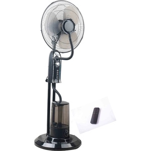 Elite Вентилатор с водна мъгла elite efm-1307r, 40 см, 75w, дистанционно управление, черен