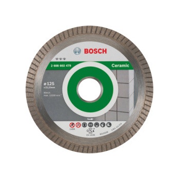 Bosch Diamantový kotúč 125 mm, Best for Ceramic ExtraClean Turbo (2608602479)