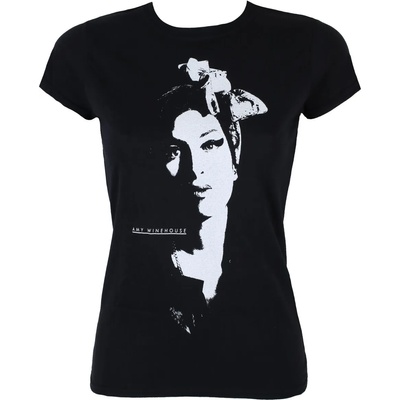 ROCK OFF тениска за жени Amy Winehouse - Шал Portrait - Black - AMYTS01LB0