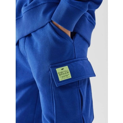 4F Chlapčenské nohavice TTROM415 Modrá