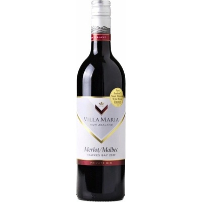 Villa Maria Merlot-Malbec 13,5% 0,75 l (čistá fľaša)