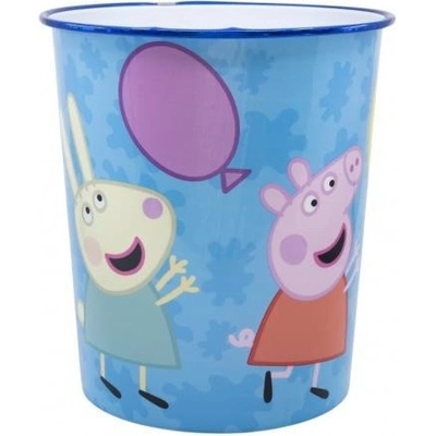 Stor Plastový smetný kôš Peppa Pig, 07135