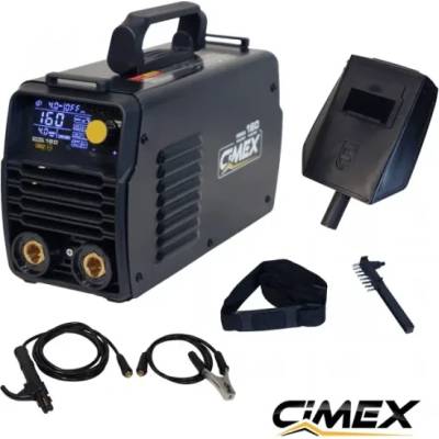 CIMEX Инверторен електрожен CIMEX MMA-160 Pulse MMA с Lift Tig функция и LED дисплей/ 160A (MMA-160)