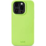 Holdit Гръб Holdit Silicone Case за iPhone 14 Pro - Acid Green