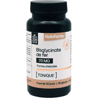 Nat&Form Желязо (бисглицинат) 14 mg 30 капсули | Nat&Form (026918 (NUTR_FERB))