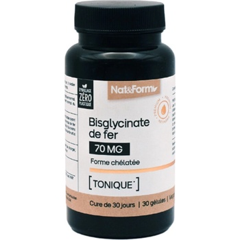 Nat&Form Желязо (бисглицинат) 14 mg 30 капсули | Nat&Form (026918 (NUTR_FERB))
