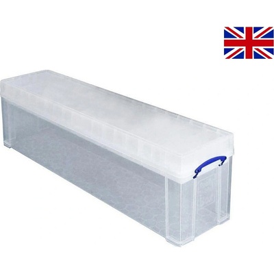 Really Useful box transparentní 77l s víkem