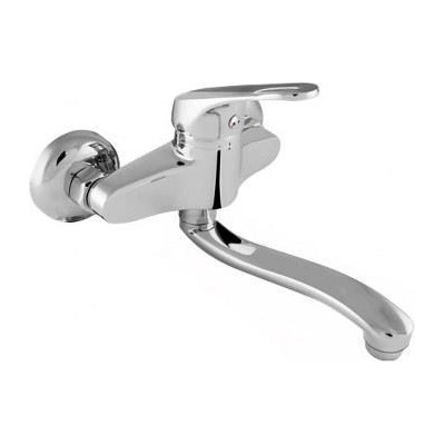 Fildişi Кухненски смесител 7070, стенен хром (da107)