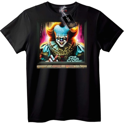 NOONEBRAND Тениска Пениуайз Клоун - 2XL, Black