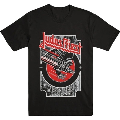 Judas Priest Silver and Red Vengeance Black S Риза (JPTEE14MB01)