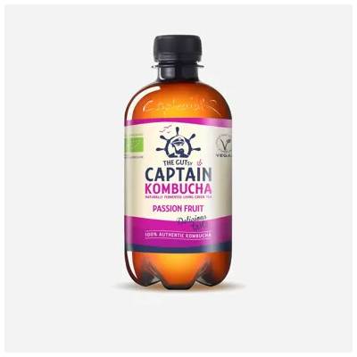The Gutsy Captain Kombucha passion fruit BIO 400 ml