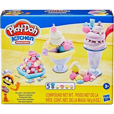 PLAY DOH Plastelína Miska na koláče HASBRO 5 TUB MASA SET