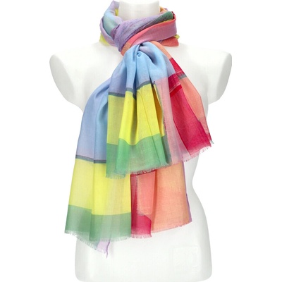 Cashmere letná šatka žltá