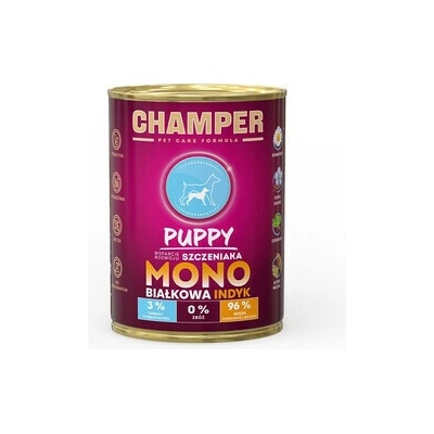 Champer Puppy s morčacinou 400 g
