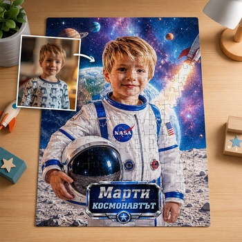 Art gift Пъзел Космонавт със снимка