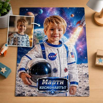Art Gift Пъзел Космонавт със снимка
