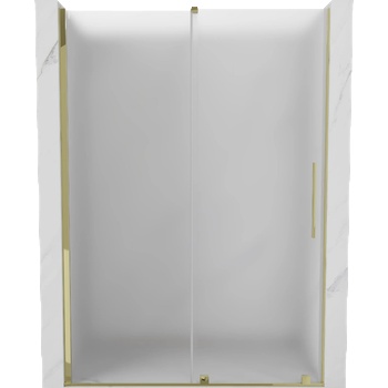 Mexen Velar плъзгащи се душ врати 140 см, матирани, златисти - 871-140-000-31-50 (871-140-000-31-50)