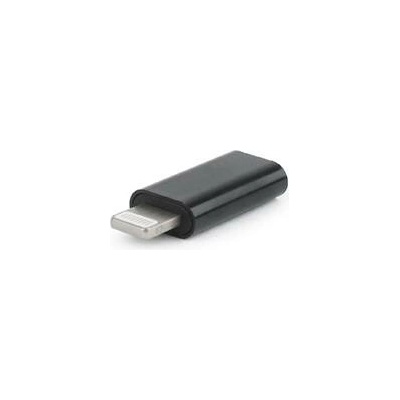 Gembird adaptér USB-C (F) na Lightning 8pin (M), čierny A-USB-CF8PM-01