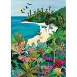 Pieces & Peace - Puzzle Beach Butterfly - 500 piese