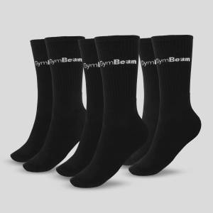 GymBeam Чорапи 3/4 Socks 3Pack Black L
