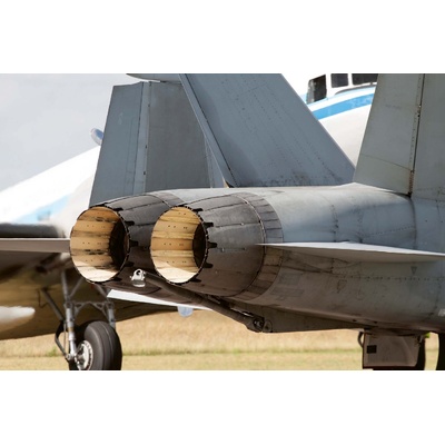 DIMEX ART Флизелинов фототапет двигател на изтребител 375 x 250 см