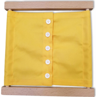Montessori D024 zapínací rám malé knoflíky – Sleviste.cz