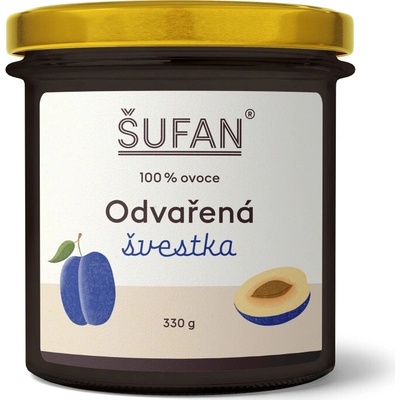 Šufan odvařená švestka 330 g – Zboží Dáma