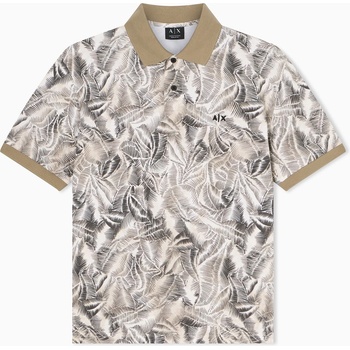 Armani Exchange Блуза с яка Armani Exchange POLO SHIRT - Beige Multi