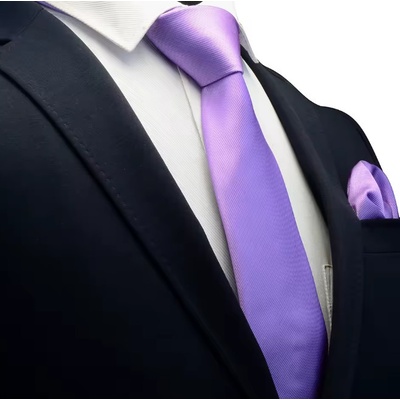 Amparo Miranda Kravata a vreckovka 7085 sv. fialová