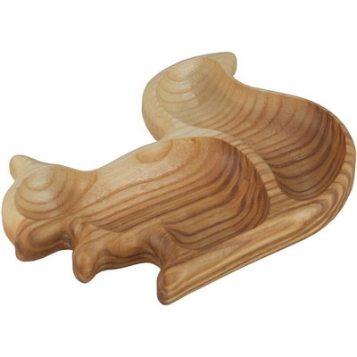 Dřevotéka Dřevěná miska Veverka 20 x 14,5 cm
