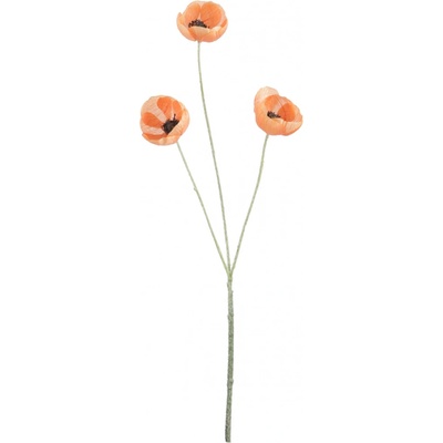 Umělá dekorativní květina Vlčí mák - 15*7*50 cm - J-Line by Jolipa