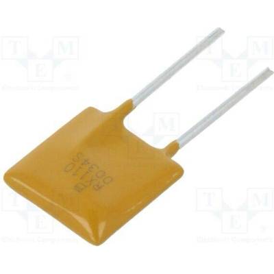 BOURNS MF-RX110/72-0 Pojistka: polymerová PTC; 1,1A; Imax: 40A; PCB,THT; MF-RX/72; volně
