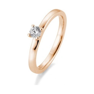 Sofia Diamonds prsteň z ružového zlata s diamantom BE41 05992 R