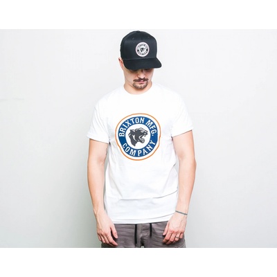 Brixton Forte Ringer Knit white white triko