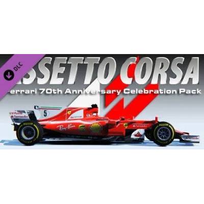 Игра Assetto Corsa - Ferrari 70th Anniversary Pack за PC Steam, Електронна доставка