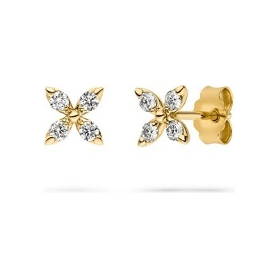 Aurino Zlaté náušnice s brilianty C8249803-HS2 4028146699526