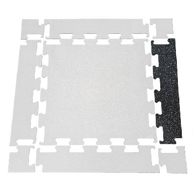 Náběh k podlaze EWMAT tl. 15 mm, 10% EPDM, zkosená strana, šedá