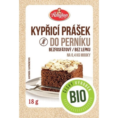 Amylon, a.s. KYPŘICÍ PRÁŠEK DO PERNÍKU BIO 18 G
