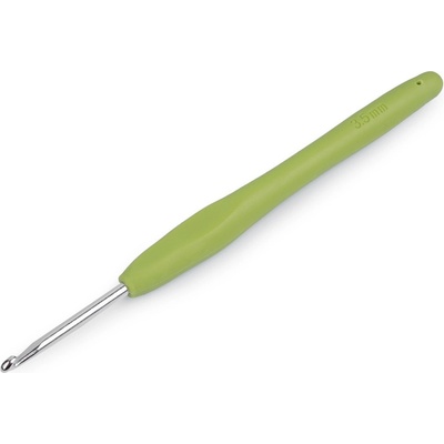Prima-obchod Háček na háčkování se silikonovou rukojetí vel. 2-6, barva 4 (3,5 mm) náhodná barva