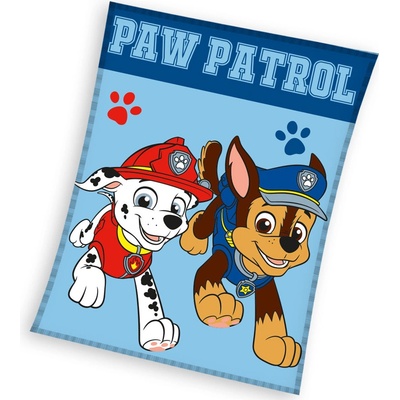 Carbotex Dětská deka Tlapková Patrola Skvělá Dvojka